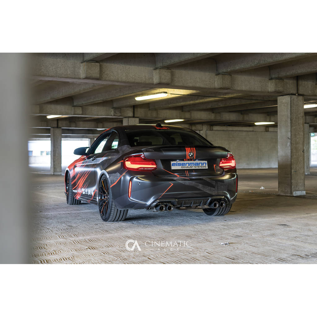 EISENMANN B5462.00904.22 Exhaust System RM 4x Ø 90mm Tip LeMans chrome/aluminum BMW F87 M2 Competition Photo-4 