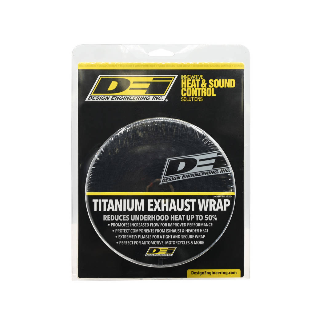 DEI 010003 Exhaust Wrap 2" x 50ft-Titanium-Black Photo-1 
