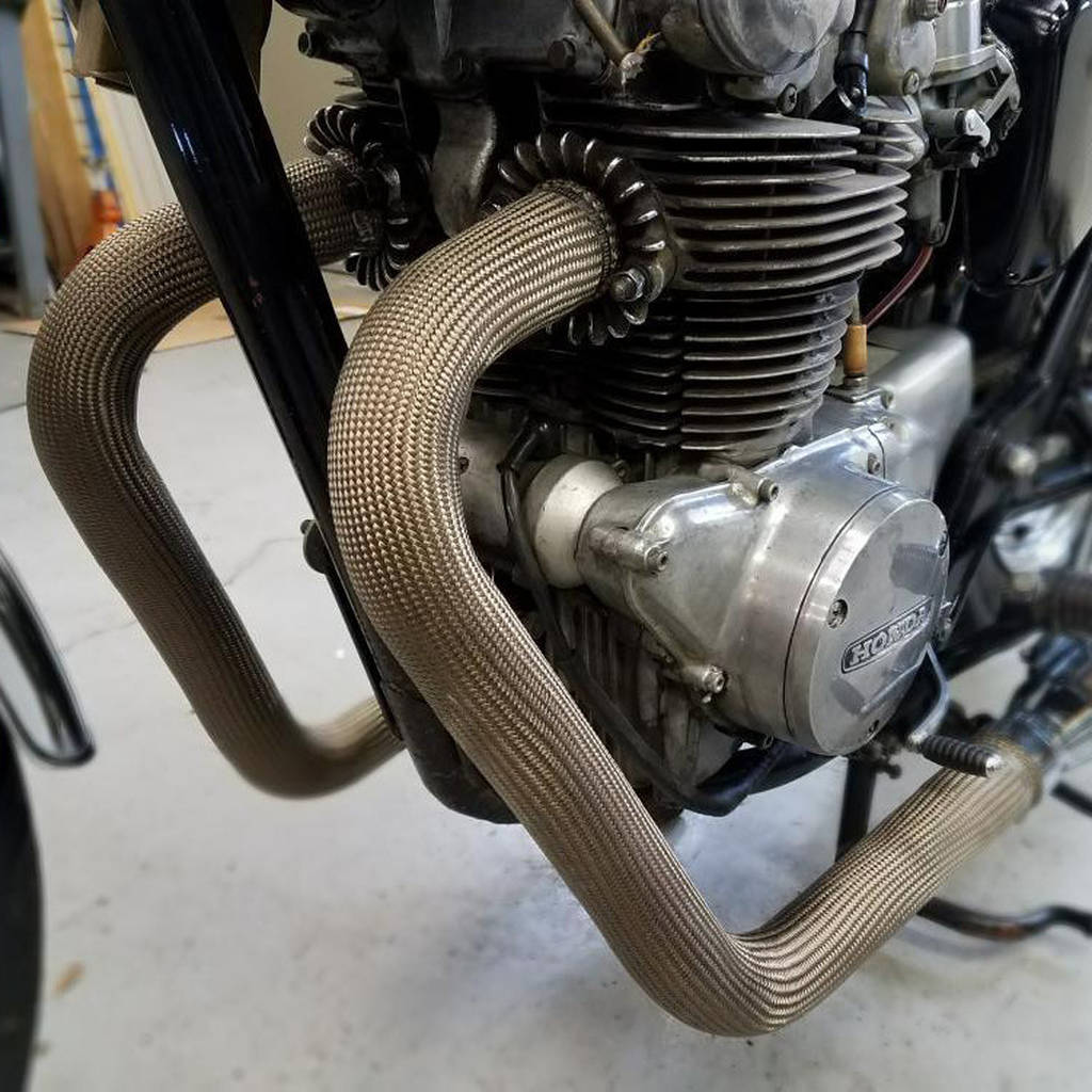 DEI 010022 Powersport Exhaust Sleeve Kit-Titanium Photo-4 