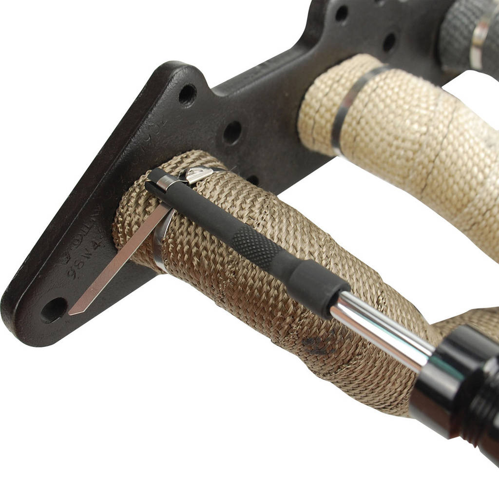 DEI 010073 Exhaust Wrap Kits Kit-Black Titanium Wrap, Locking Ties & Locking Tie Tool Photo-5 