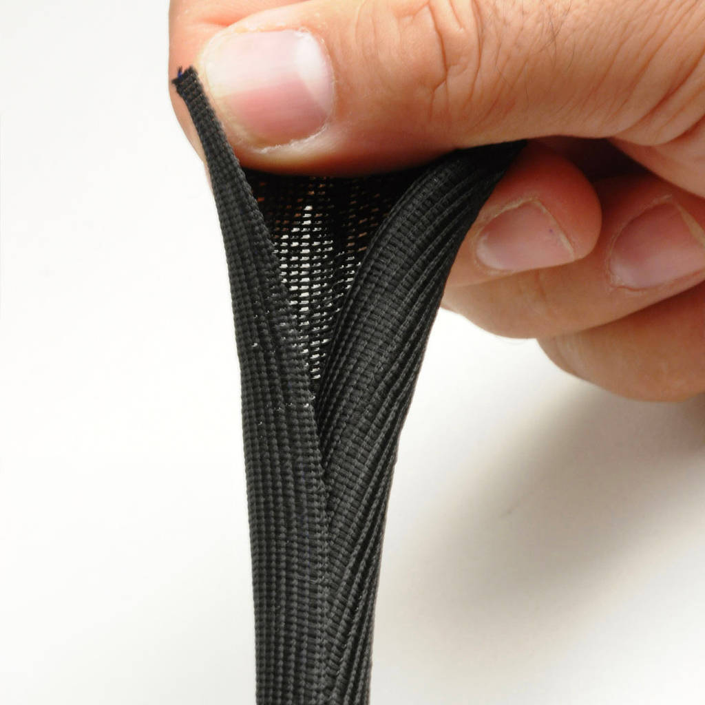 DEI 010651P10 Split Wire Sleeve Easy Loom 8mm-5/16" x 10' Black Photo-2 
