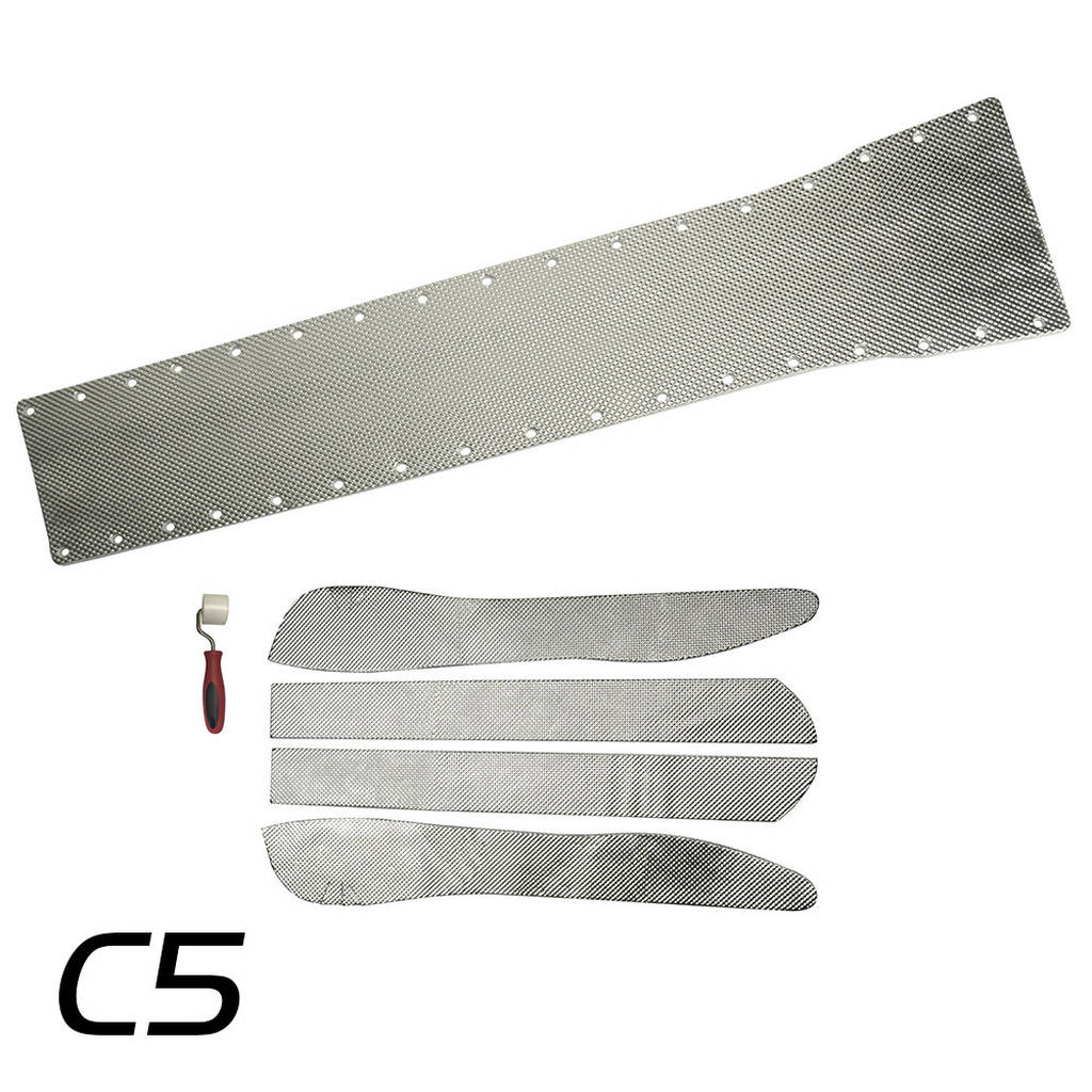 DEI 050530 Transmission Tunnel Shield CORVETTE C5 Transmission Tunnel Plate & Side Thermal Shield Complete Kit Photo-0 