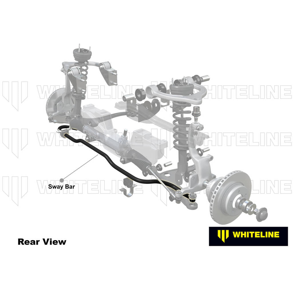 WHITELINE BHF53XZ Front Sway Bar - 27mm 2 Point Adjustable Photo-1 