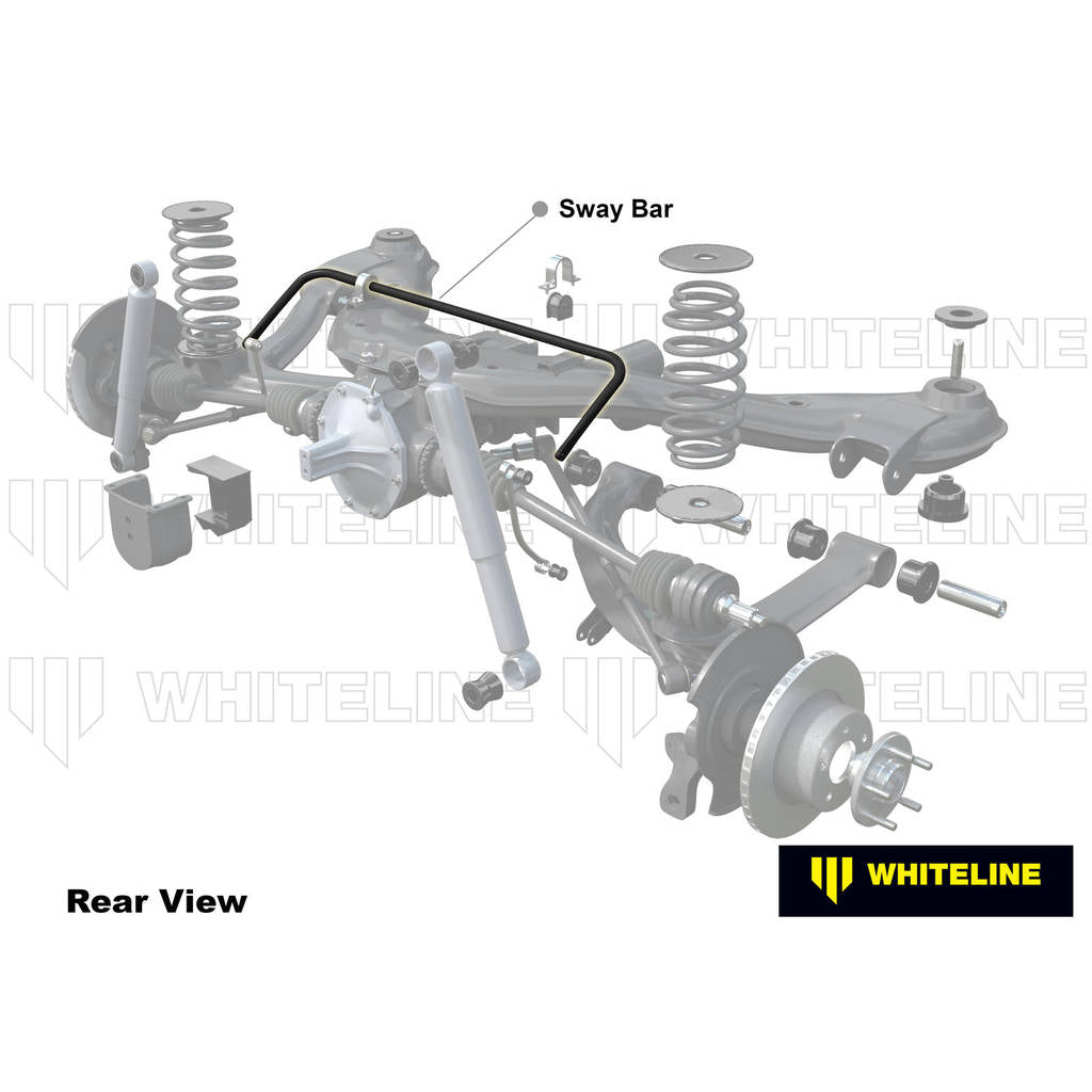 WHITELINE BHR50Z Rear Sway Bar 18mm Heavy Duty Blade Adjustable for Pontiac GTO 2004-2006 Photo-1 
