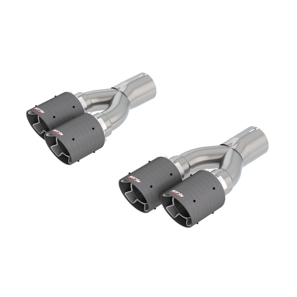 BORLA 60673CF JEEP Grand Cherokee TrackHAWK 6.2L V8 CARBON FIBER TIP OPTION Photo-0 