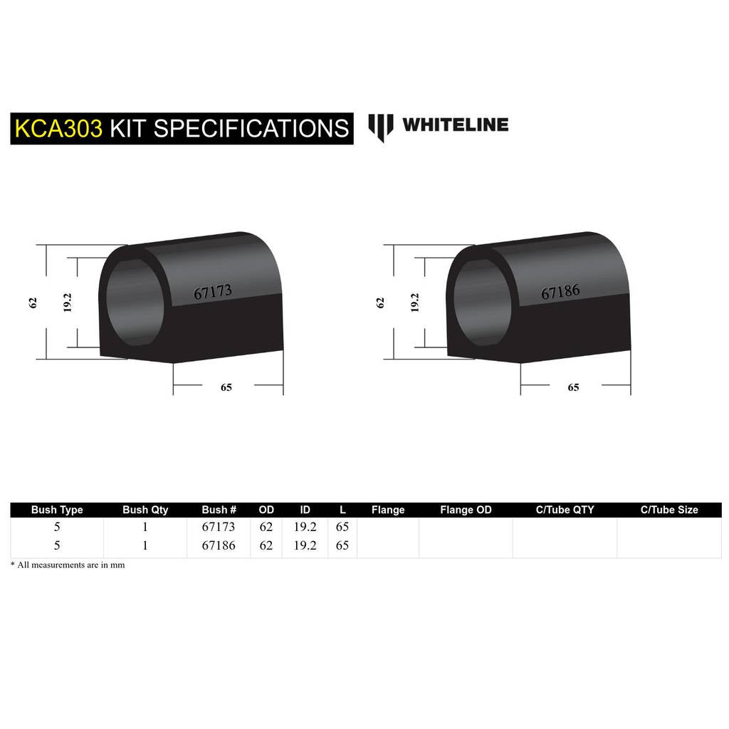 WHITELINE KCA303 Front Lower Control Arm - Inner Rear Bushing Double Offset Kit for Infiniti G20/Nissan Altima Photo-4 