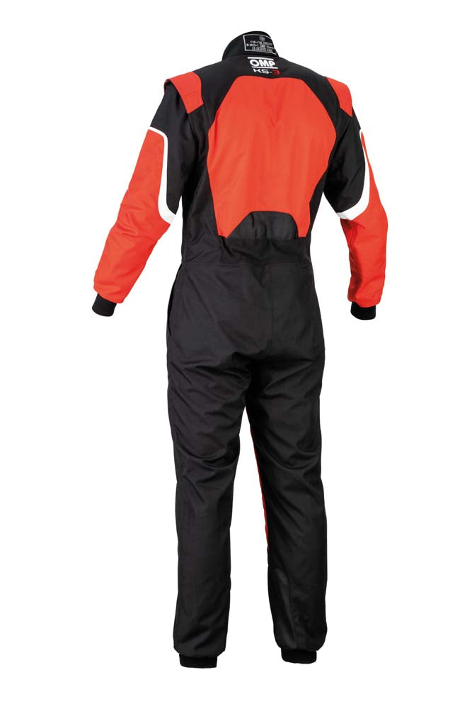 OMP KA0-1727-A01-073-42 (KK0172707342) Suit karting KS-3 my2019, CIK, red/black, size 42 Photo-1 