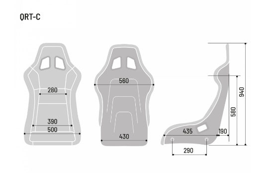 SPARCO 008025ZNR Racing seat QRT-C, FIA 8855-1999, carbon, black Photo-5 