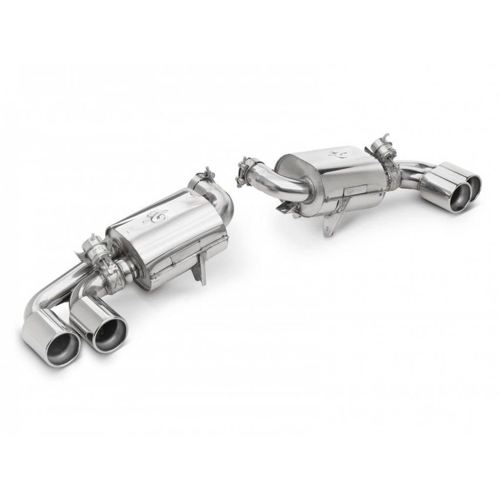 TUBI STYLE TSFE430C05.003.A F430 DOUBLE MUFFLERS EXHAUST w VALVE Photo-5 