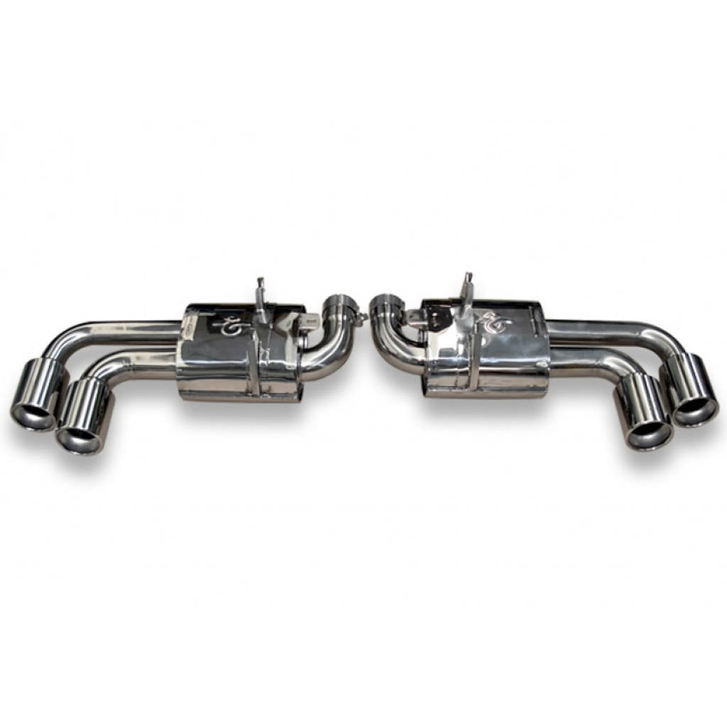 TUBI STYLE TSFE430C05.903.A F430 DOUBLE MUFFLERS EXHAUST NO VALVE Photo-4 