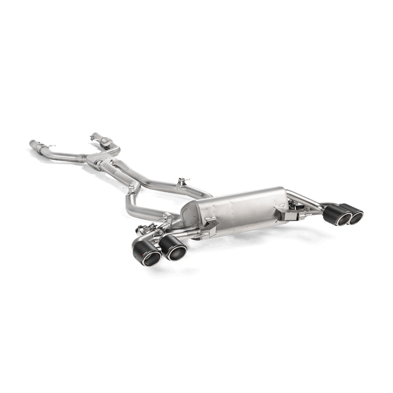 AKRAPOVIC S-AR/TI/1H Evolution Line (Titanium) ALFA ROMEO Giulia Quadrifoglio 2016-2019 ECE Type Approval Photo-0 