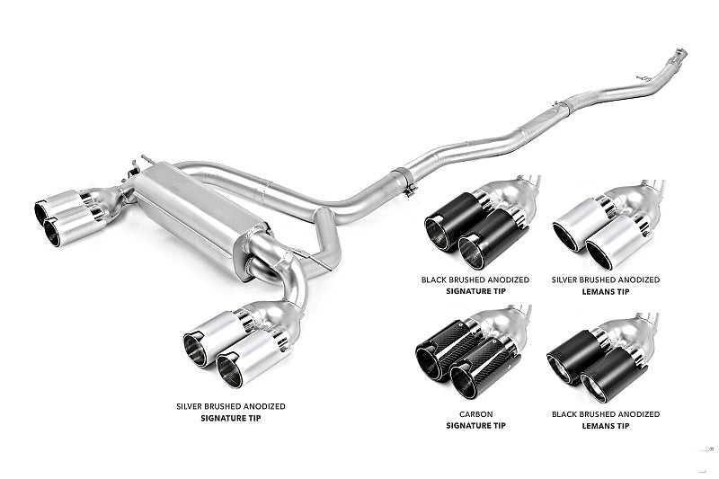 EISENMANN B5453.00904.C Exhaust System CP+RM EG 4x Ø 90mm Tip Carbon chrome/black BMW F87 M2 MT Photo-0 