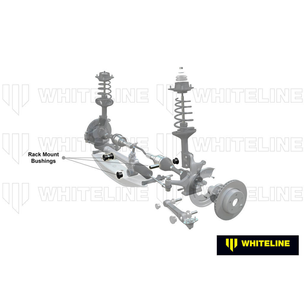 WHITELINE W11071 Front Steering Rack/Pinion - Mount Bushing Kit for Ford Capri/Escort Photo-1 