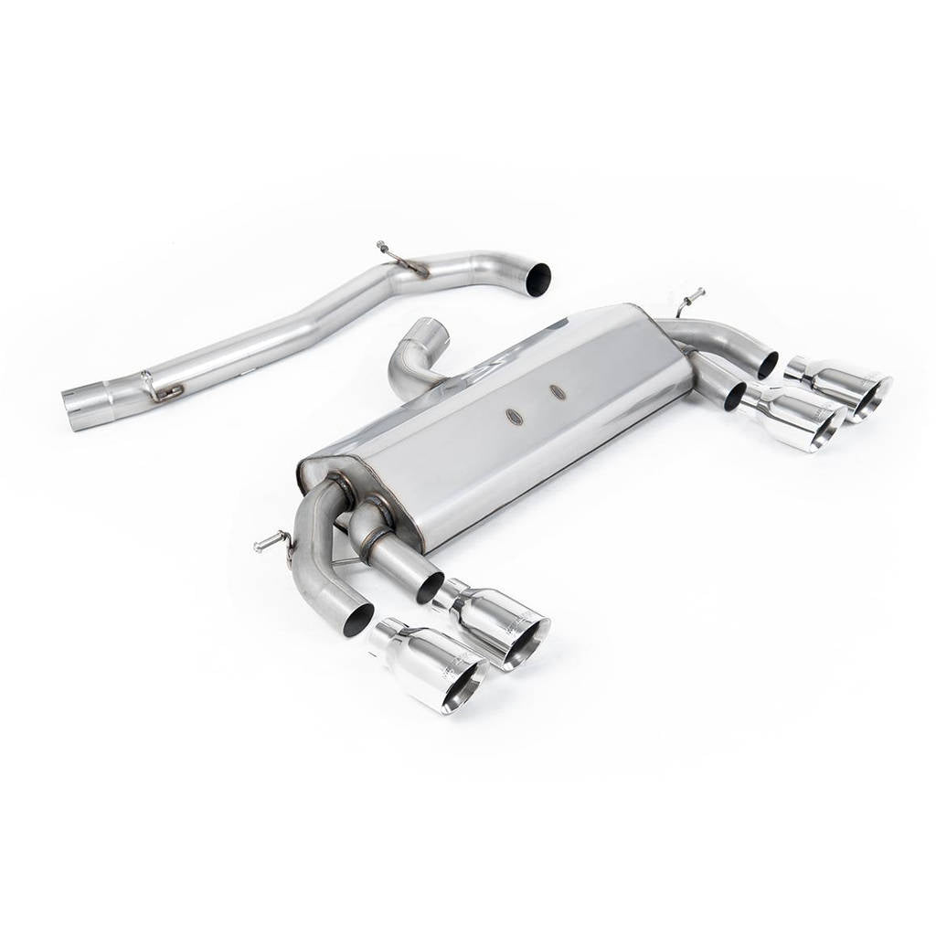 MILLTEK SSXVW408 Cat-back Quad 100mm GT100 VW Golf MK7 R 2.0 TSI 300PS Photo-0 