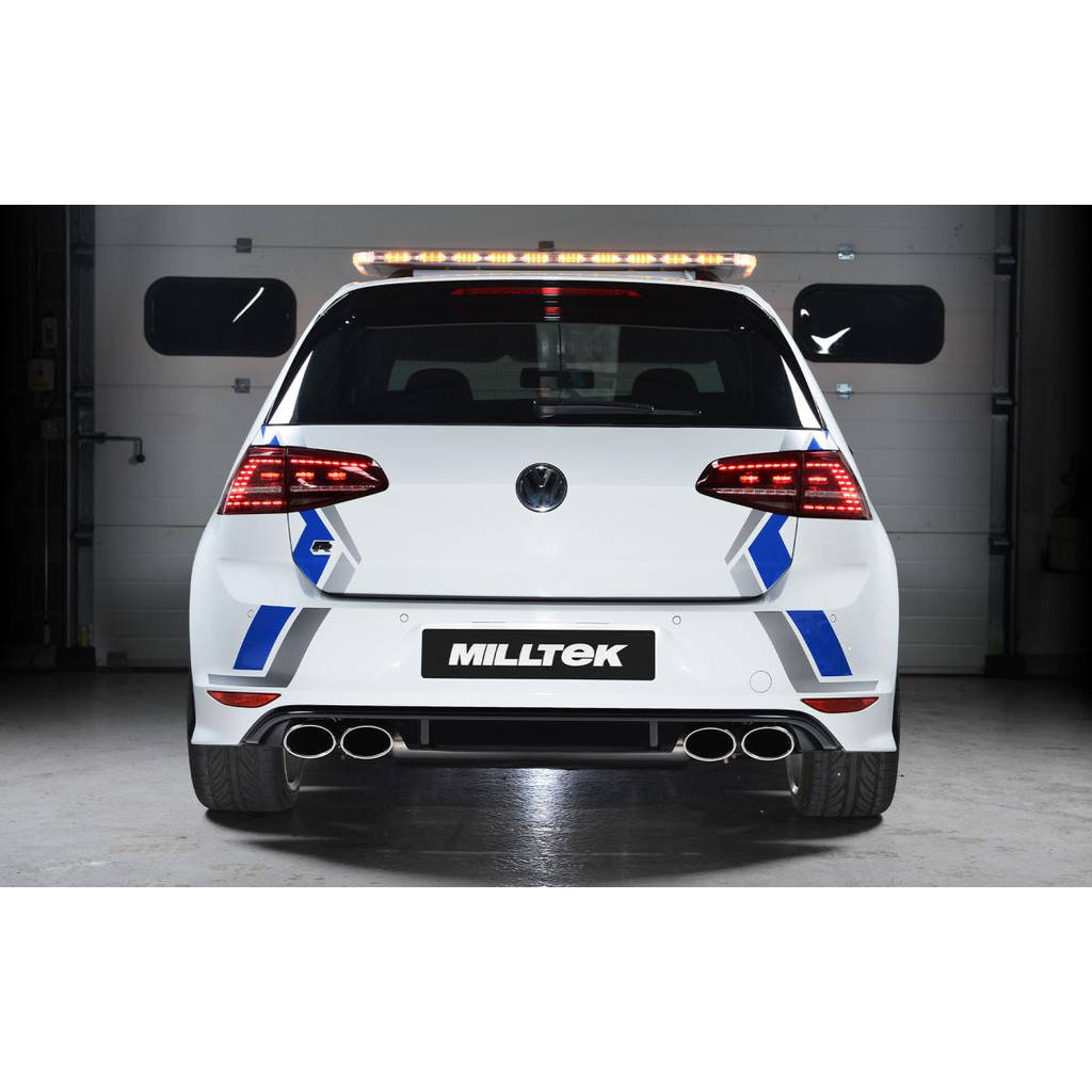 MILLTEK SSXVW308 Cat-back VW Golf MK7 R 2.0 TSI 300PS Photo-1 