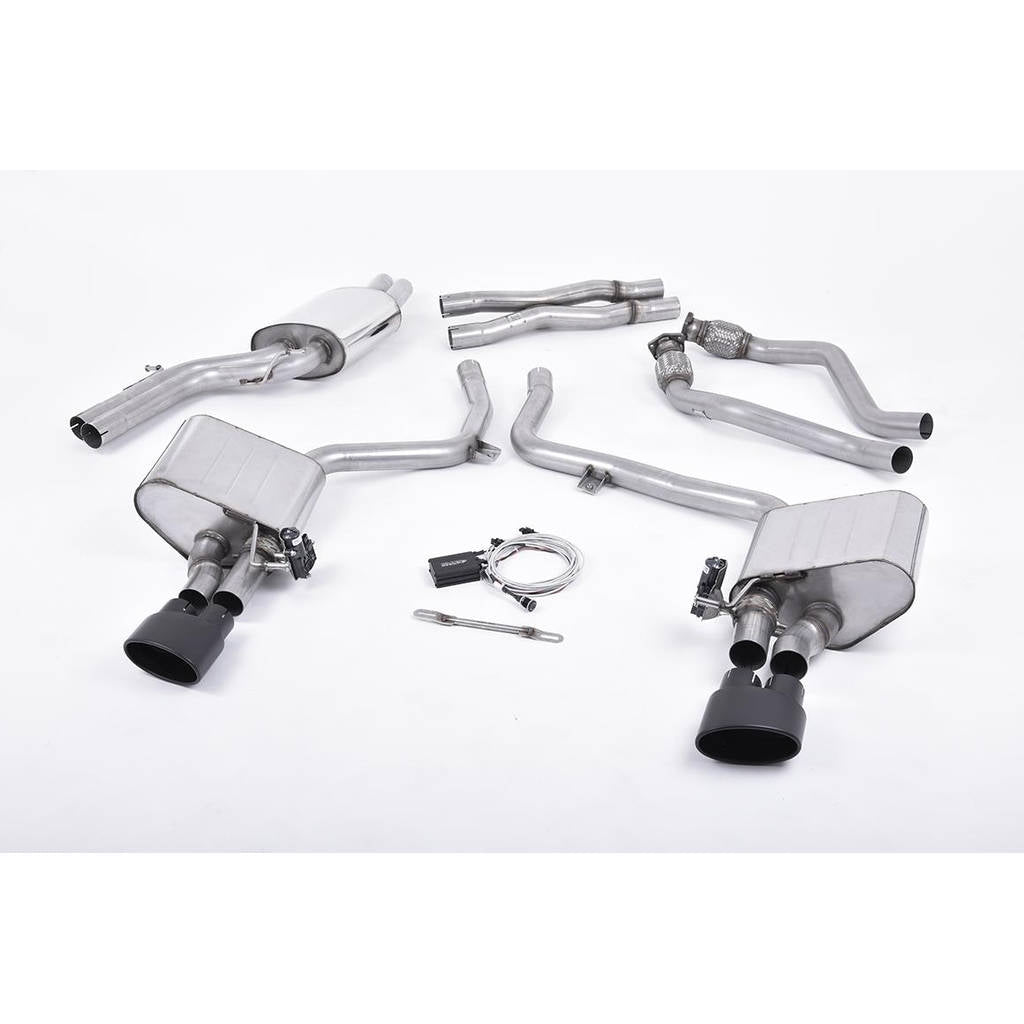 MILLTEK SSXAU380 Cat-back AUDI S4 3.0 Supercharged V6 B8 Photo-0 