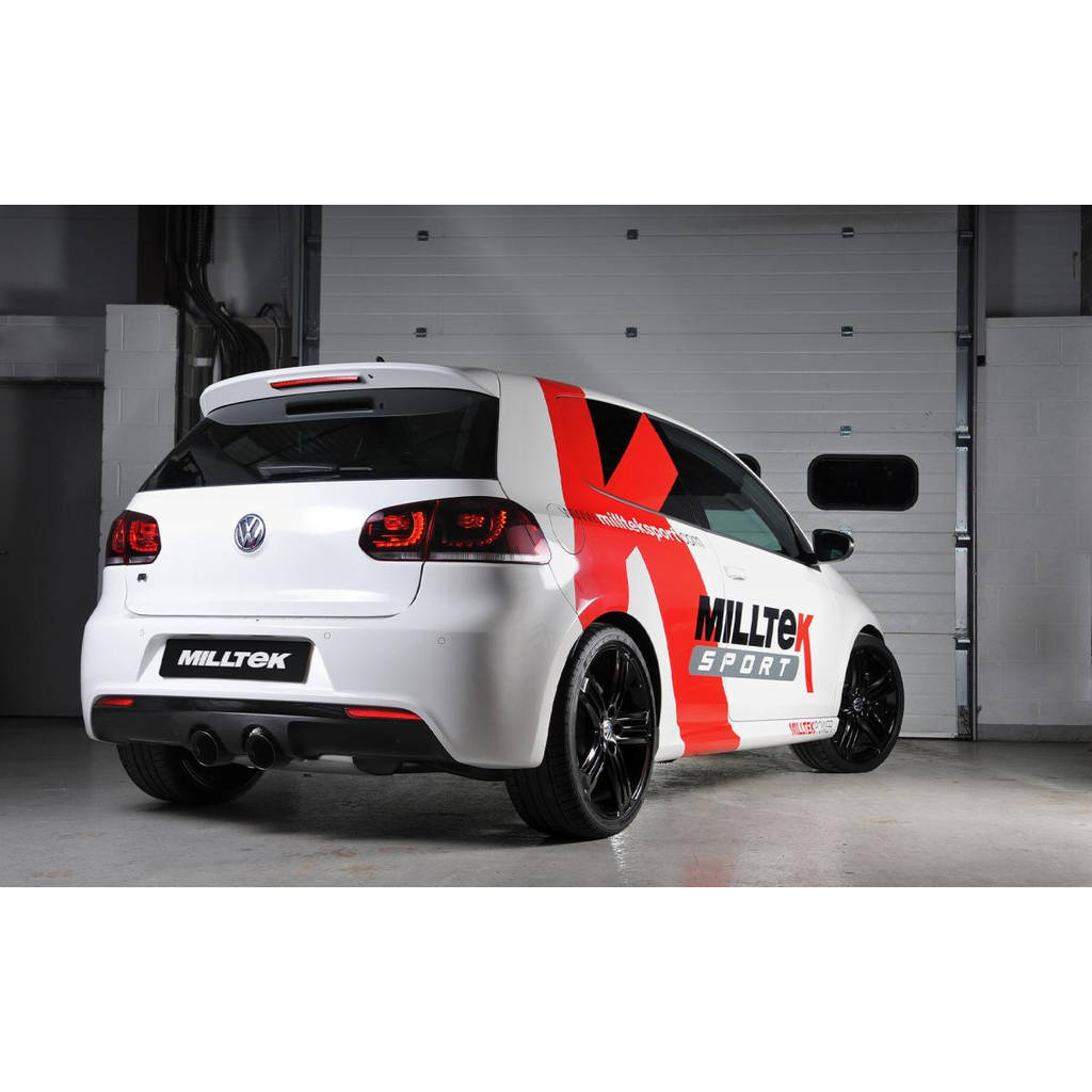 MILLTEK SSXVW217 Cat-back Dual GT100 VW Golf Mk6 R 2.0 TFSI 270PS Photo-2 