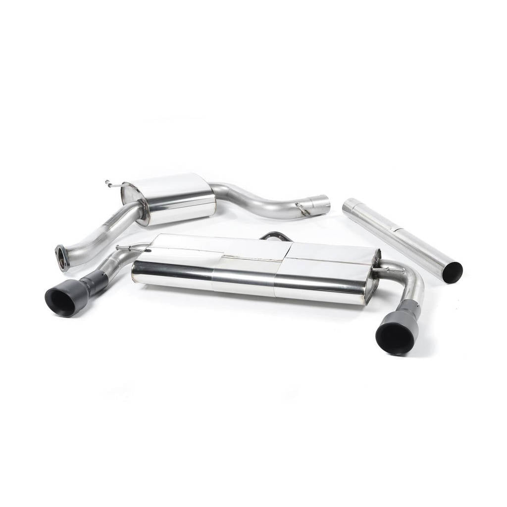 MILLTEK SSXVW226 Cat-back Dual 100mm GT100B ECA VW Golf MK7 GTi (including GTi Clubsport S models) Photo-0 