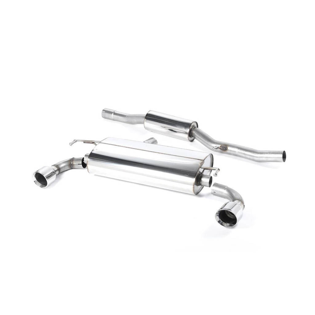 MILLTEK SSXVW137 Cat-back 100mm GT100 VW Golf Mk4 R32 3.2 V6 4WD Photo-0 