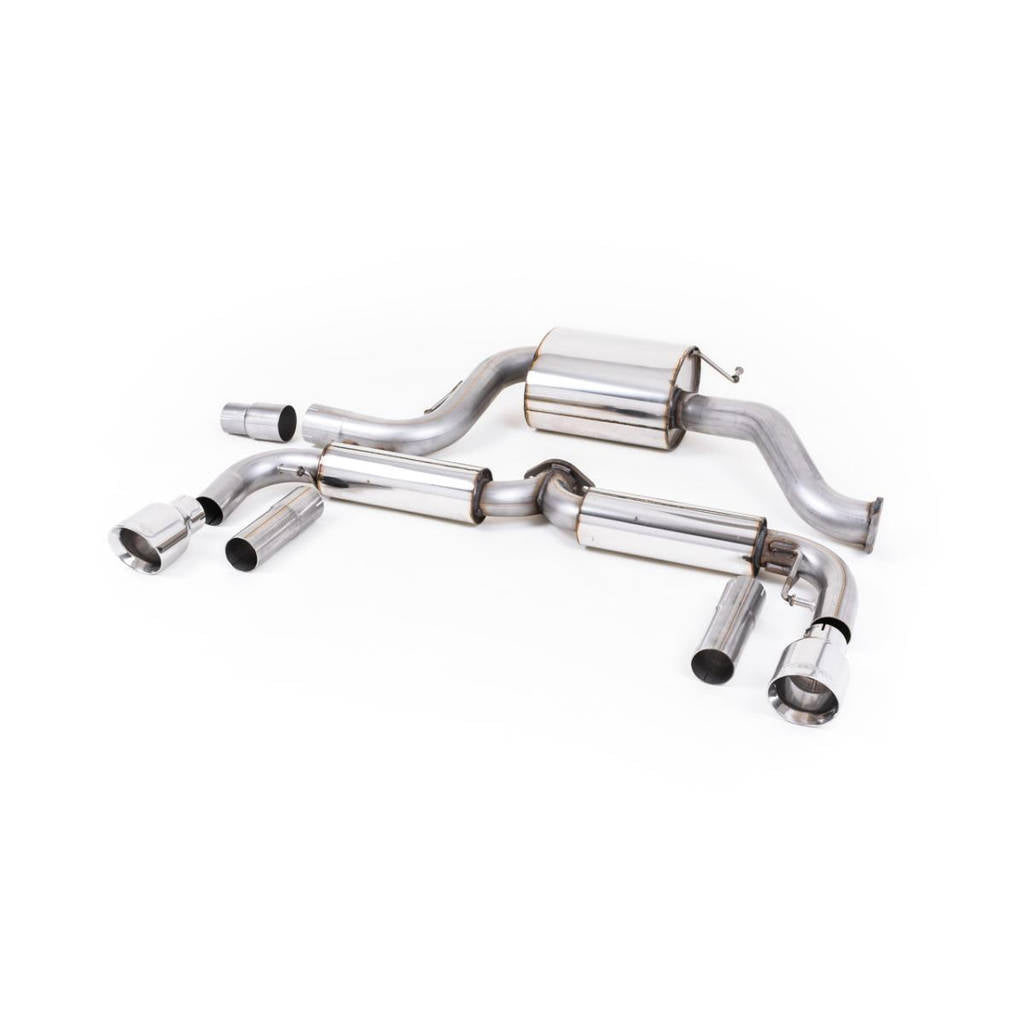 MILLTEK SSXVW346 Cat-back Dual GT100 VW Beetle 2.0 TSI (A5 Chassis) Photo-0 