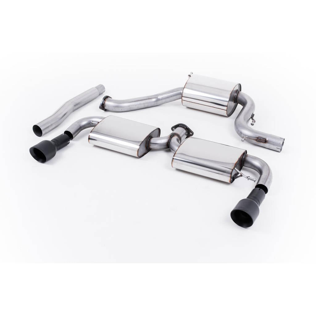 MILLTEK SSXVW190 Cat-back Dual 100mm GT100B ECA VW Scirocco R Photo-0 