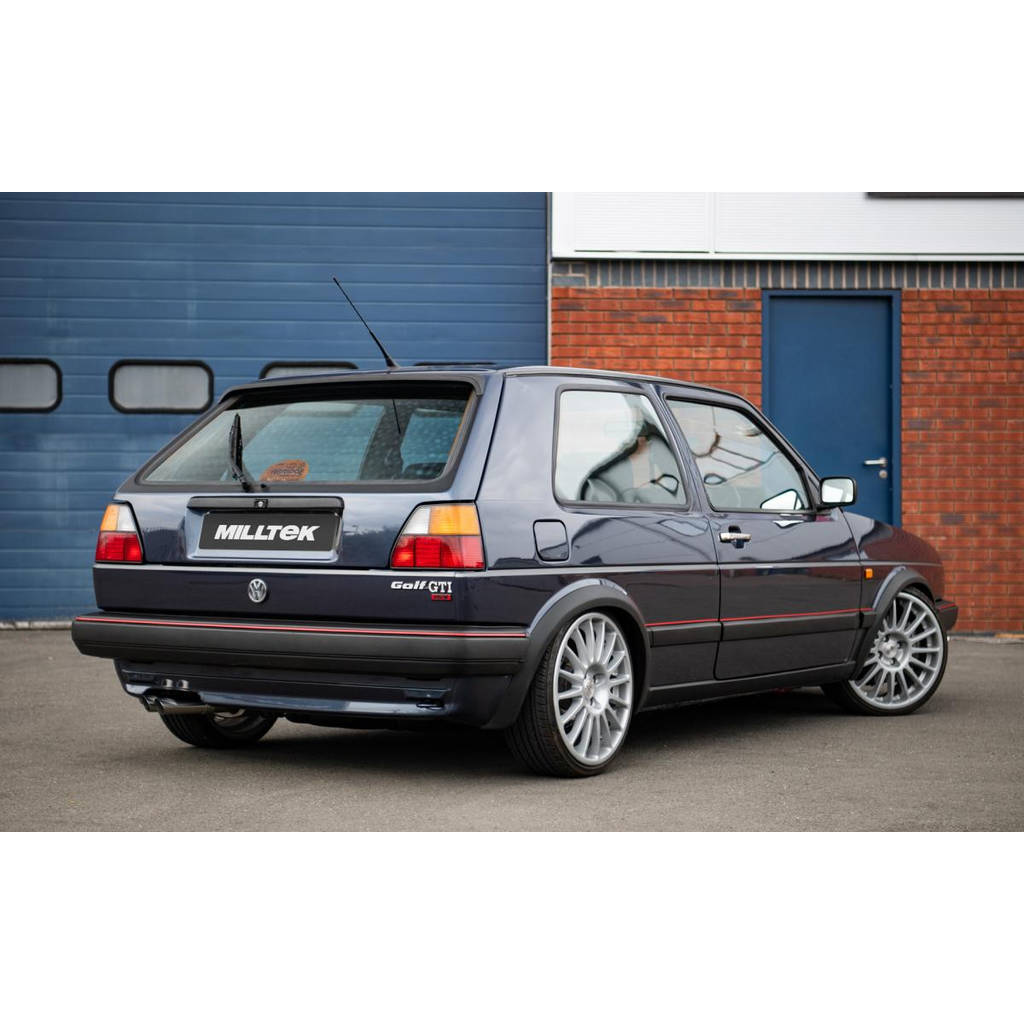 MILLTEK MCXVW204 Full System Polished VW Golf Mk2 GTi 16v Photo-1 