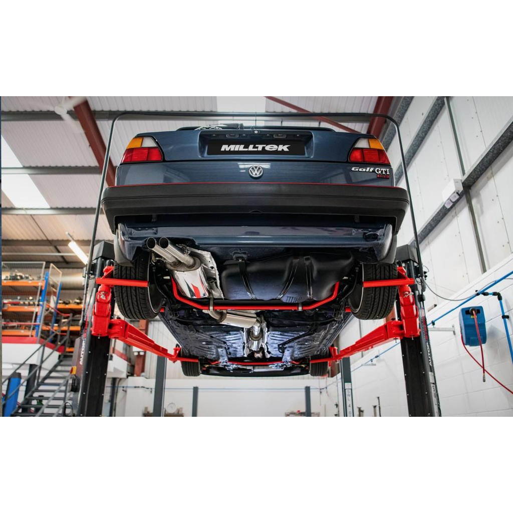 MILLTEK MCXVW204 Full System Polished VW Golf Mk2 GTi 16v Photo-2 