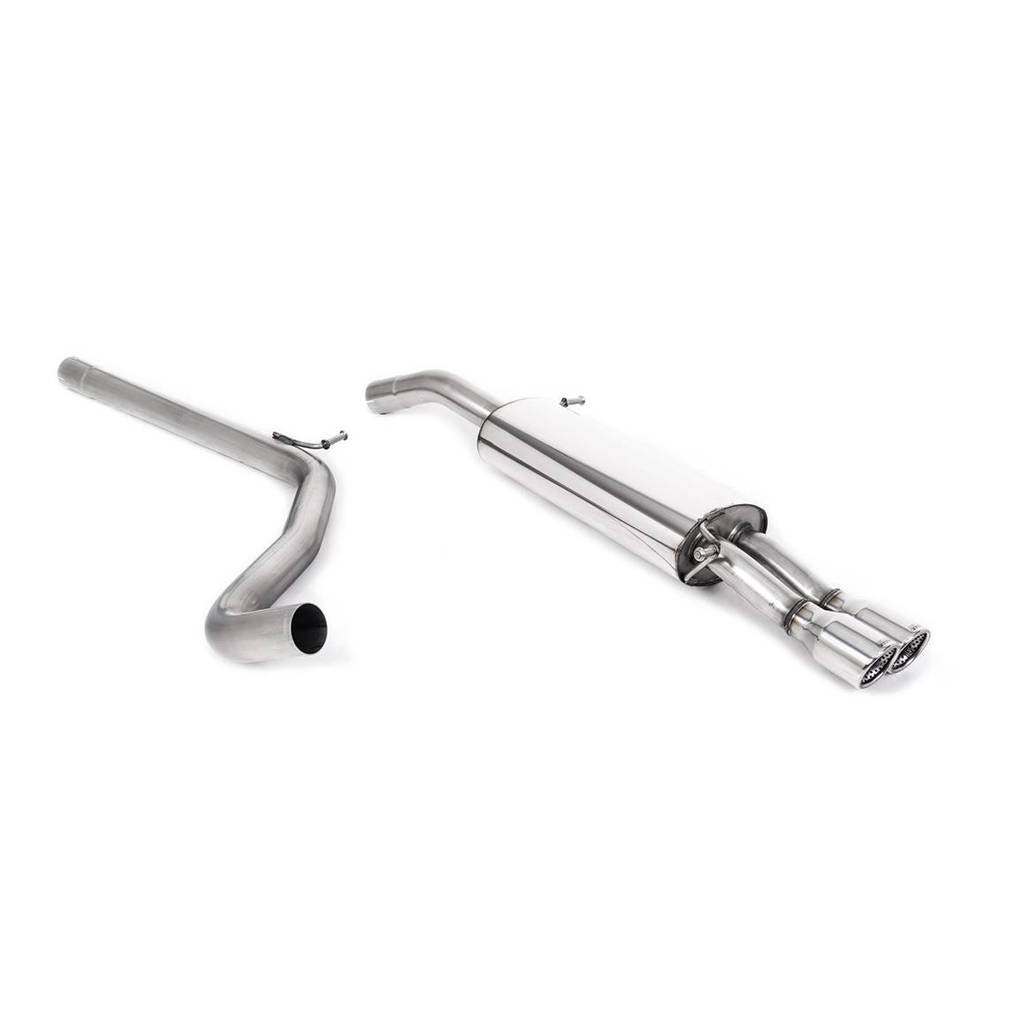 MILLTEK SSXSE008 Cat-back Twin 76.2mm Jet SEAT Ibiza 1.9 TDi 130PS and 160PS Photo-0 