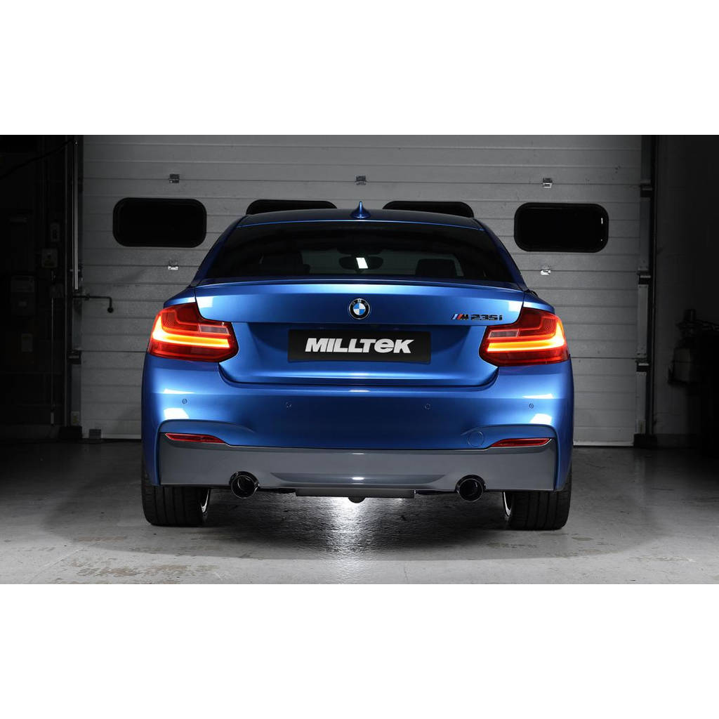 MILLTEK SSXBM988 Cat-back Twin 90mm GT90 ECA BMW 2 Series F22 M235i Coupé Photo-2 
