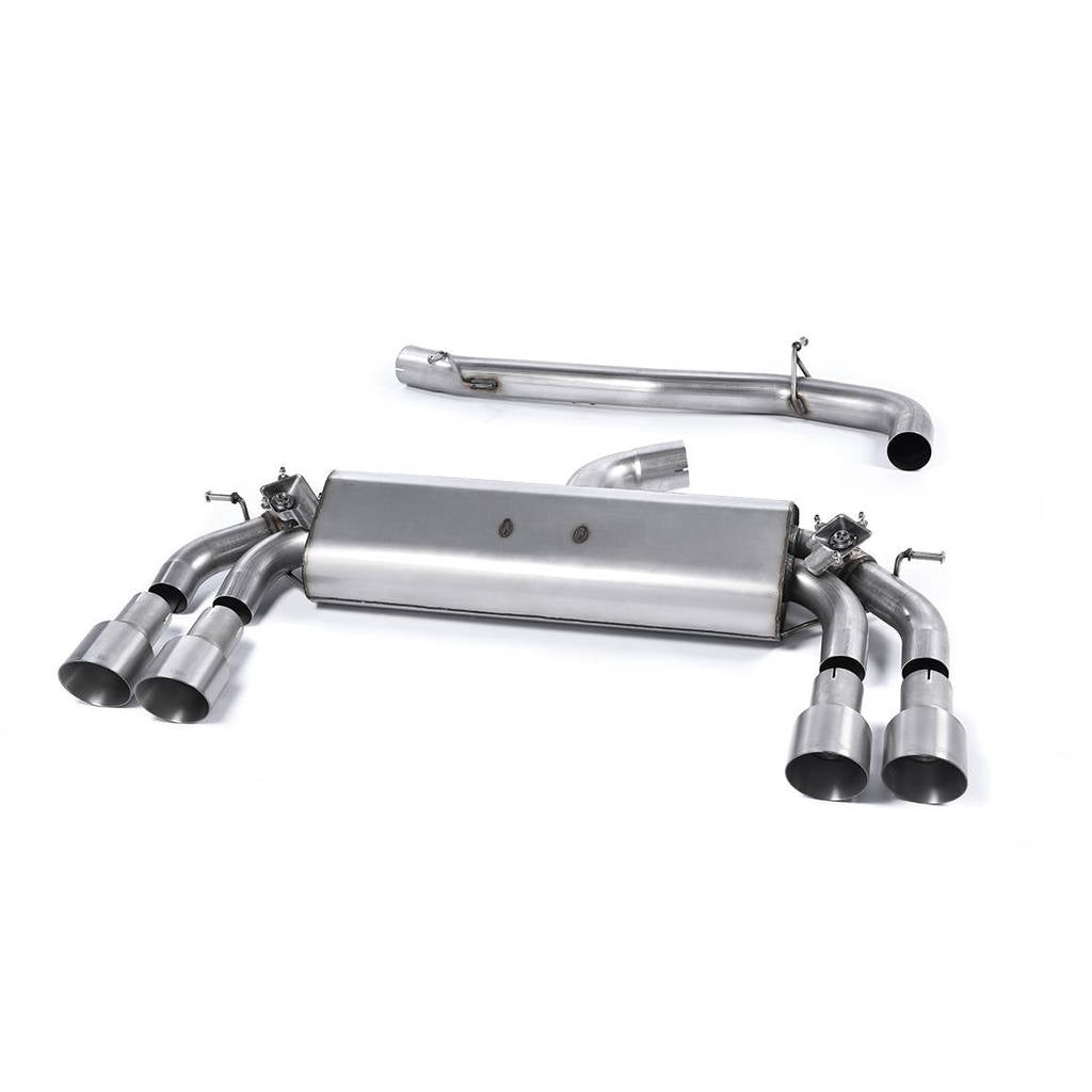 MILLTEK SSXAU417 Cat-back Quad 100mm GT100 AUDI S3 2.0 TFSI quattro Sportback 8V Photo-0 