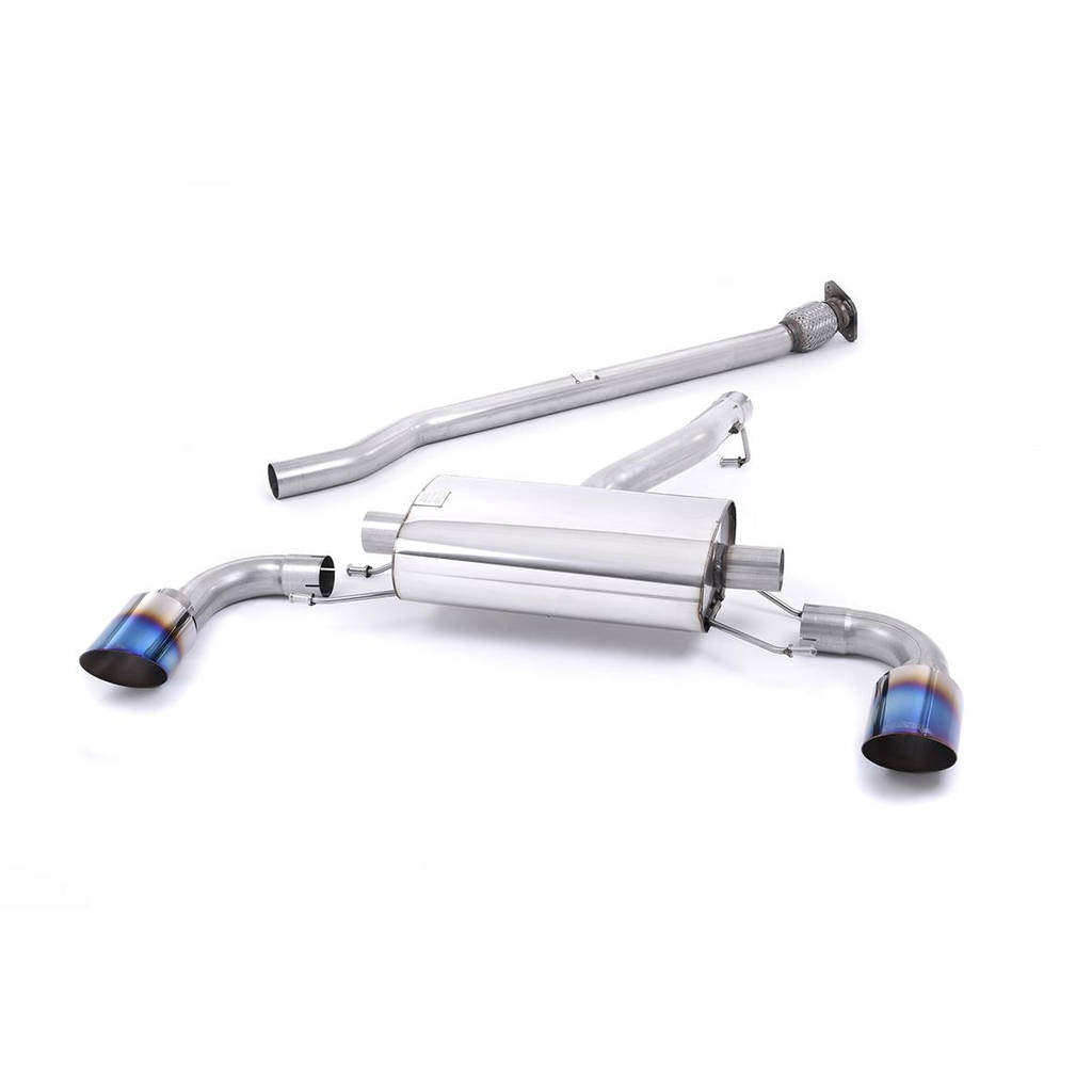 MILLTEK SSXSB035 Secondary Cat-back Dual GT115 SCION FR-S 2.0L Photo-0 