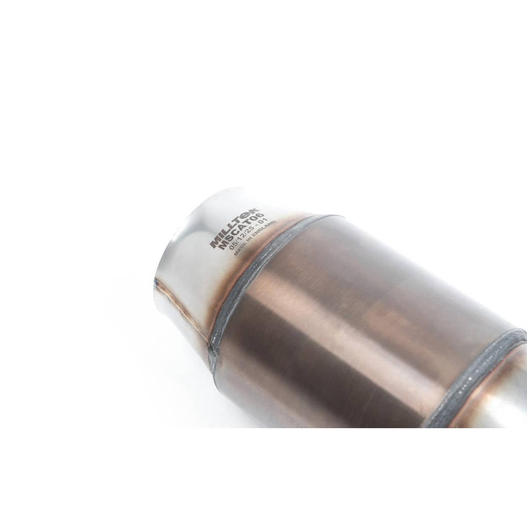 MILLTEK SSXMTK003 Hi-Flow Sports Cat MILLTEK SPORT PRODUCTS Weld In Catalysts with Cones 100CPSI Cats Photo-2 