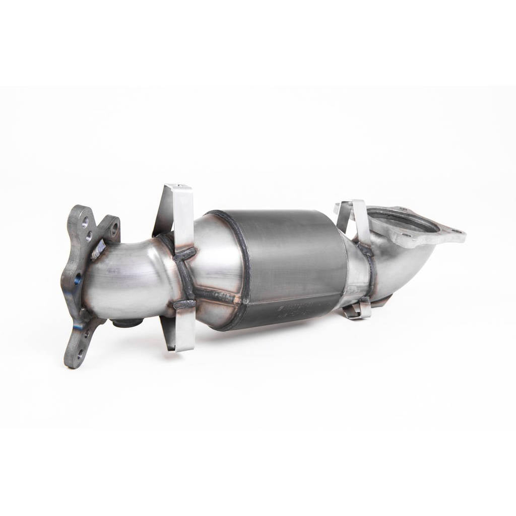 MILLTEK SSXHO238 Cast Downpipe with HJS High Flow Sports Cat HONDA Civic Type R FK8 2.0 i-VTEC Photo-0 