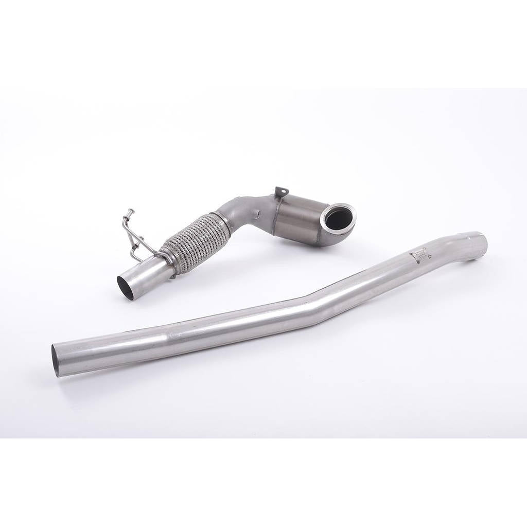 MILLTEK SSXAU583 Large Bore Downpipe and Hi-Flow Sports Cat AUDI TT Mk3 TTS 2.0TFSI Quattro Photo-0 