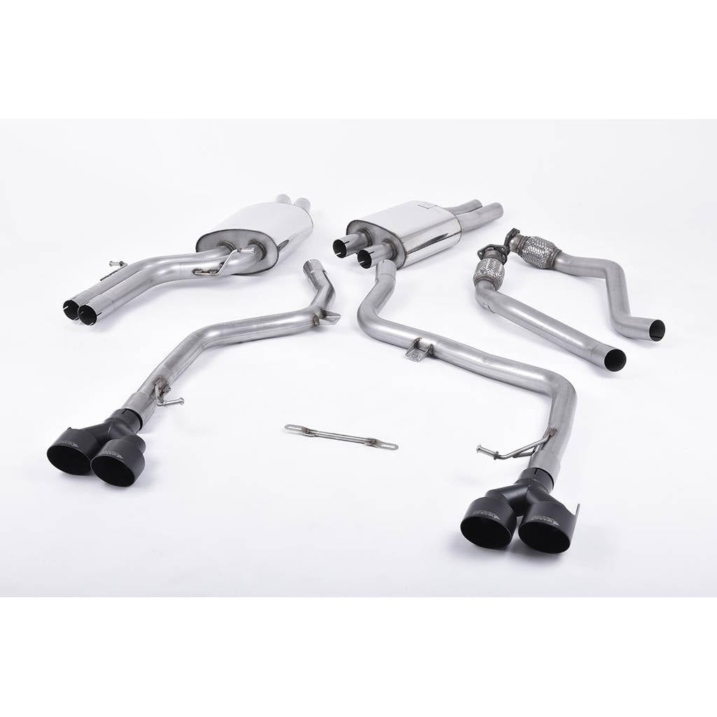 MILLTEK SSXAU375 Cat-back GT100B GT100B AUDI S4 3.0 Supercharged V6 B8.5 Photo-0 