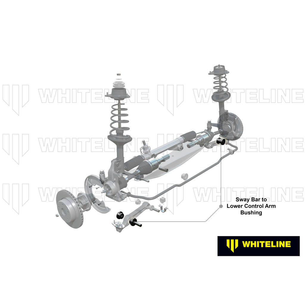 WHITELINE W21454 Front Lower Control Arm - Outer Bushing Kit for Holden Barina/Suzuki Swift Photo-1 