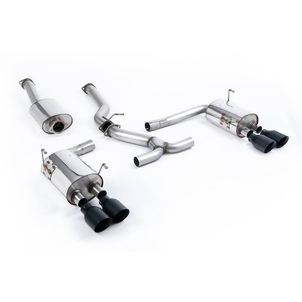 MILLTEK SSXSB49 Cat-back Quad 100mm GT100 ECA SUBARU Impreza WRX STi Saloon/Sedan Photo-0 