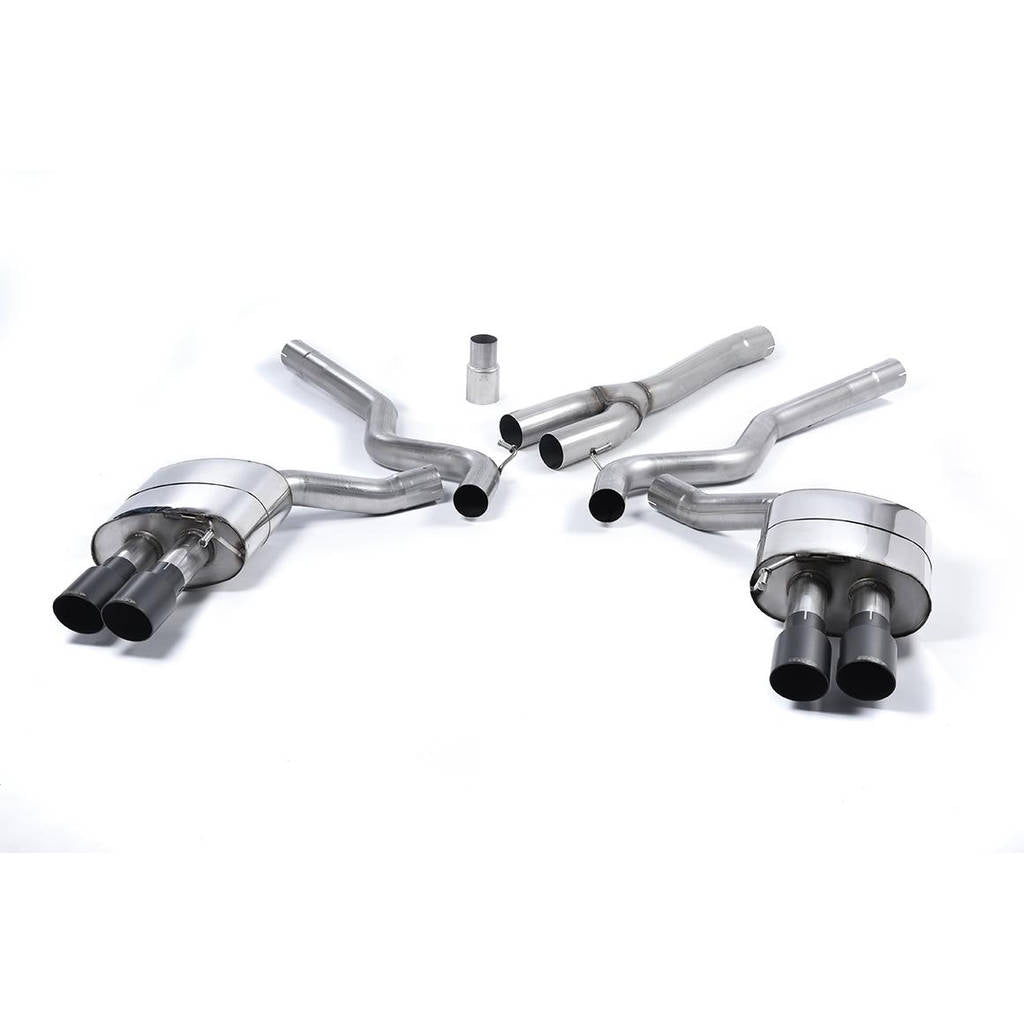 MILLTEK SSXFD177 Cat-back Quad 90mm GT90 FORD Mustang 2.3 EcoBoost (Fastback) Photo-0 