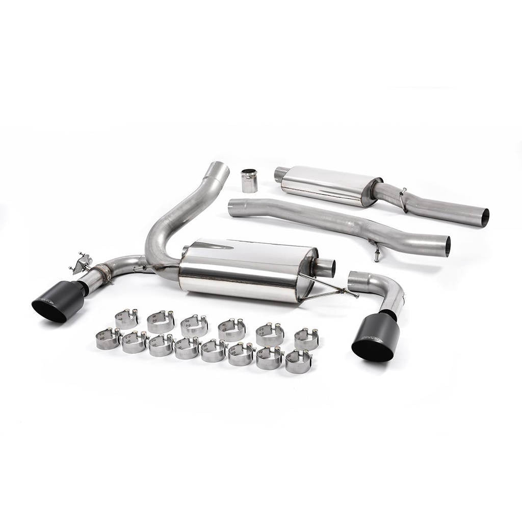 MILLTEK SSXFD189 Cat-back Dual 115mm GT115B ECA FORD Focus Mk3 RS 2.3L EcoBoost 4wd 5-Door Hatchback Photo-0 