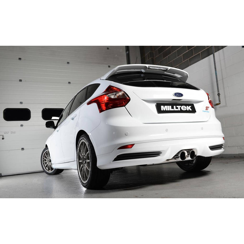 MILLTEK SSXFD119 Cat-back Dual GT100 FORD Focus Mk3 ST 2.0L EcoBoost 5-Door Hatchback Photo-4 