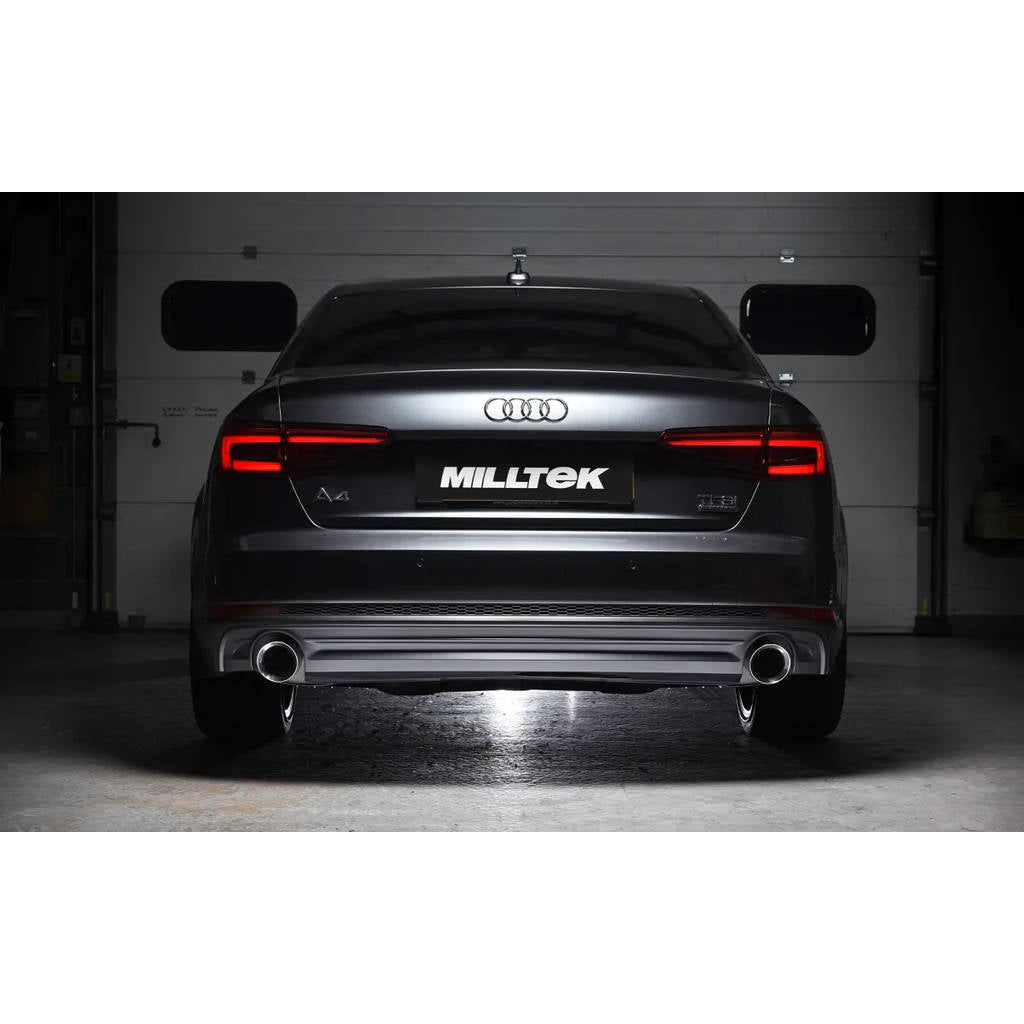 MILLTEK SSXAU612 Cat-back Dual GT100 AUDI A4 2.0 TFSI B9 Quattro Saloon&Avant Photo-2 