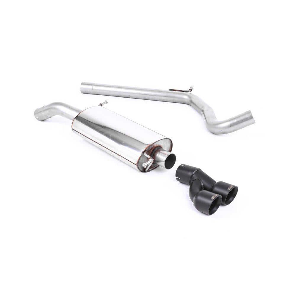 MILLTEK SSXAU459 Cat-back Twin 80mm GT80 AUDI A1 1.4 TFSI S line 150PS ACT Photo-0 