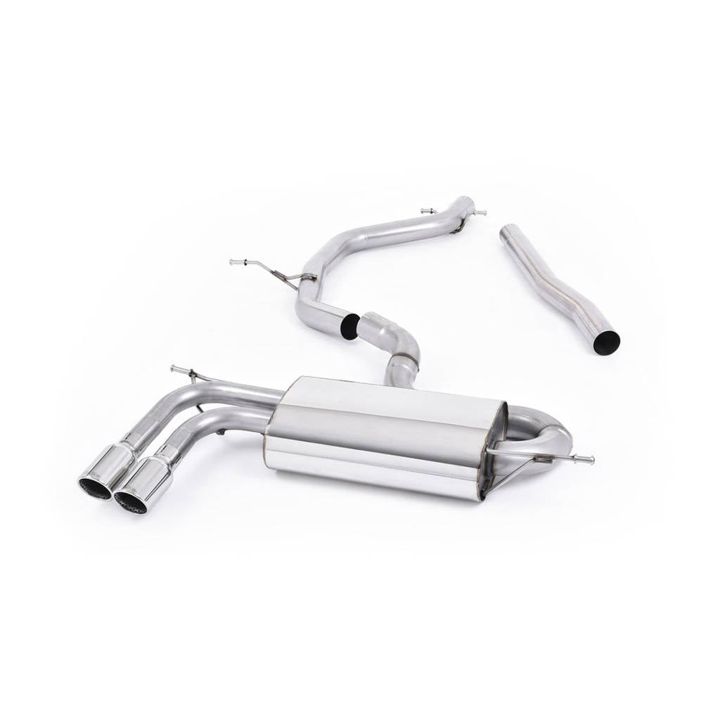 MILLTEK SSXAU330 Particulate Filter-back Twin 80mm GT80 AUDI A3 2.0 TDI 170bhp 2WD Sportback DPF Photo-0 