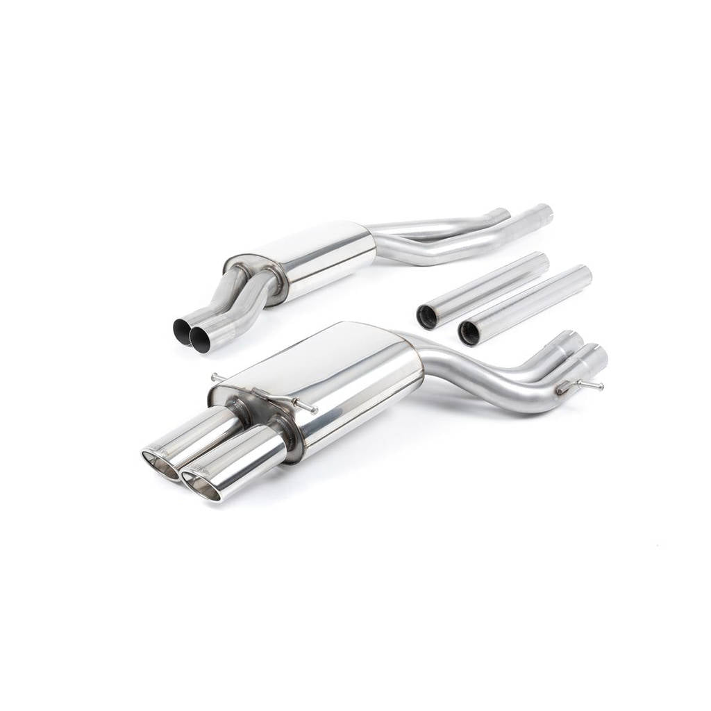 MILLTEK SSXAU002 Cat-back Pulse ECA AUDI RS4 B5 V6 Bi-Turbo Avant Photo-0 