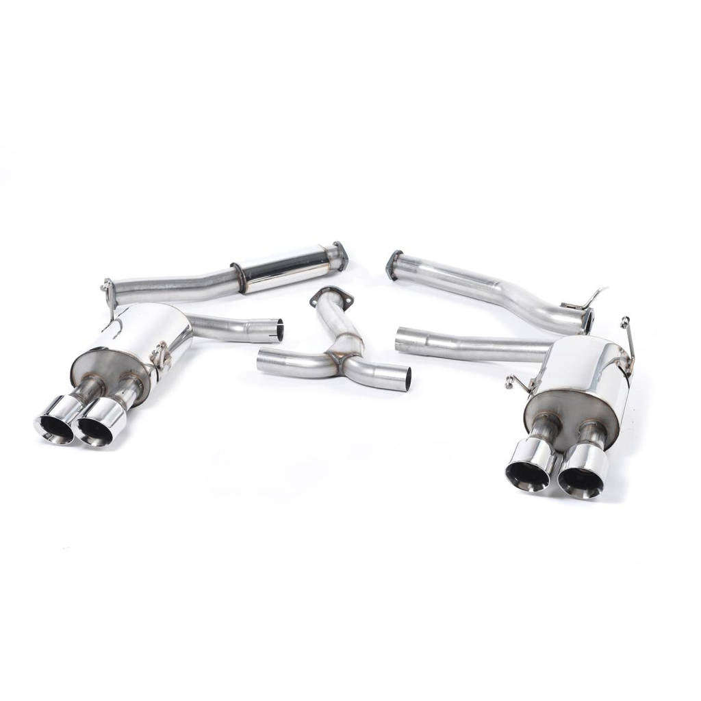 MILLTEK SSXSB044 Cat-back Quad 100mm GT100 SUBARU Impreza WRX STi Saloon/Sedan Photo-0 