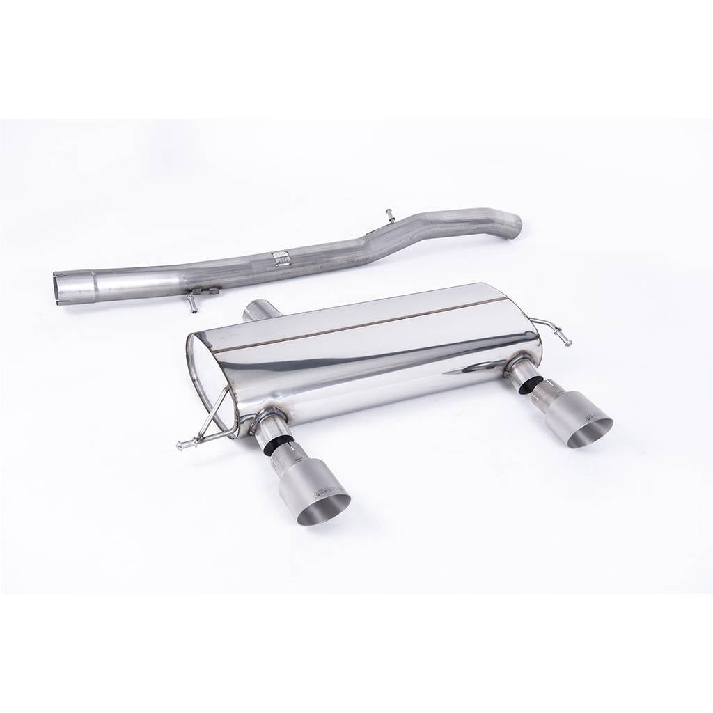 MILLTEK SSXAU428 Cat-back Dual 100mm GT100 AUDI TT 180/225 quattro Coupe&Roadster Photo-0 
