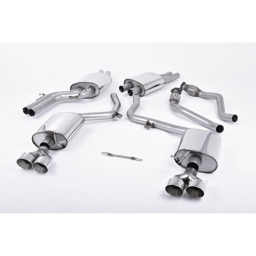 MILLTEK SSXAU366 Cat-back GT100 GT100 AUDI S4 3.0 Supercharged V6 B8.5 Photo-0 