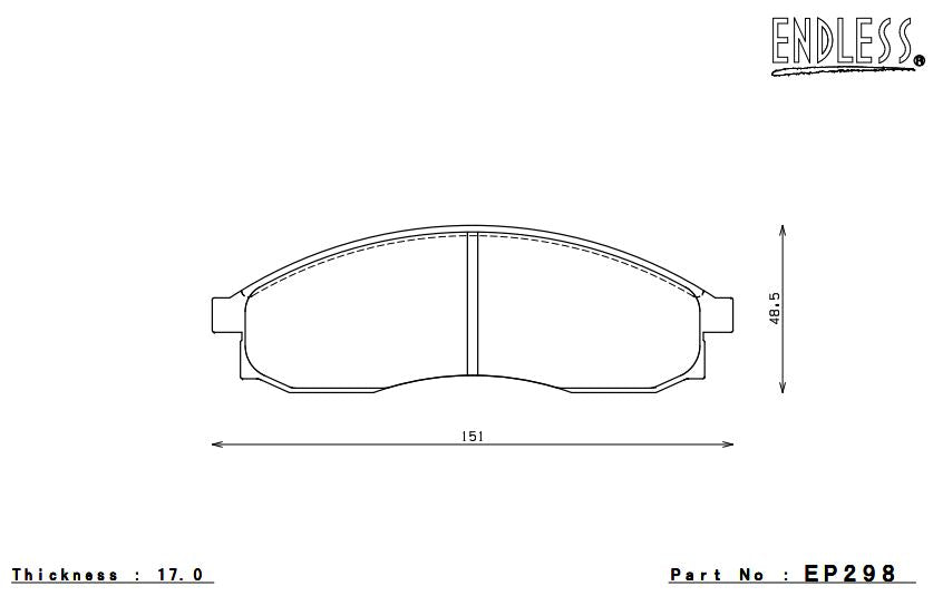 ENDLESS EP298SSY Brake pads Photo-0 