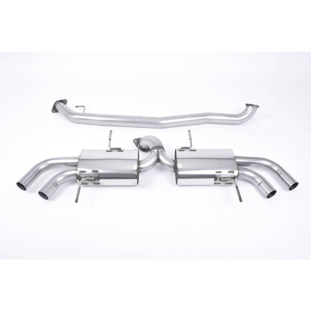 MILLTEK SSXNI003 Secondary Cat-back Quad 127mm GT127 ECA NISSAN GT-R R35 Photo-0 
