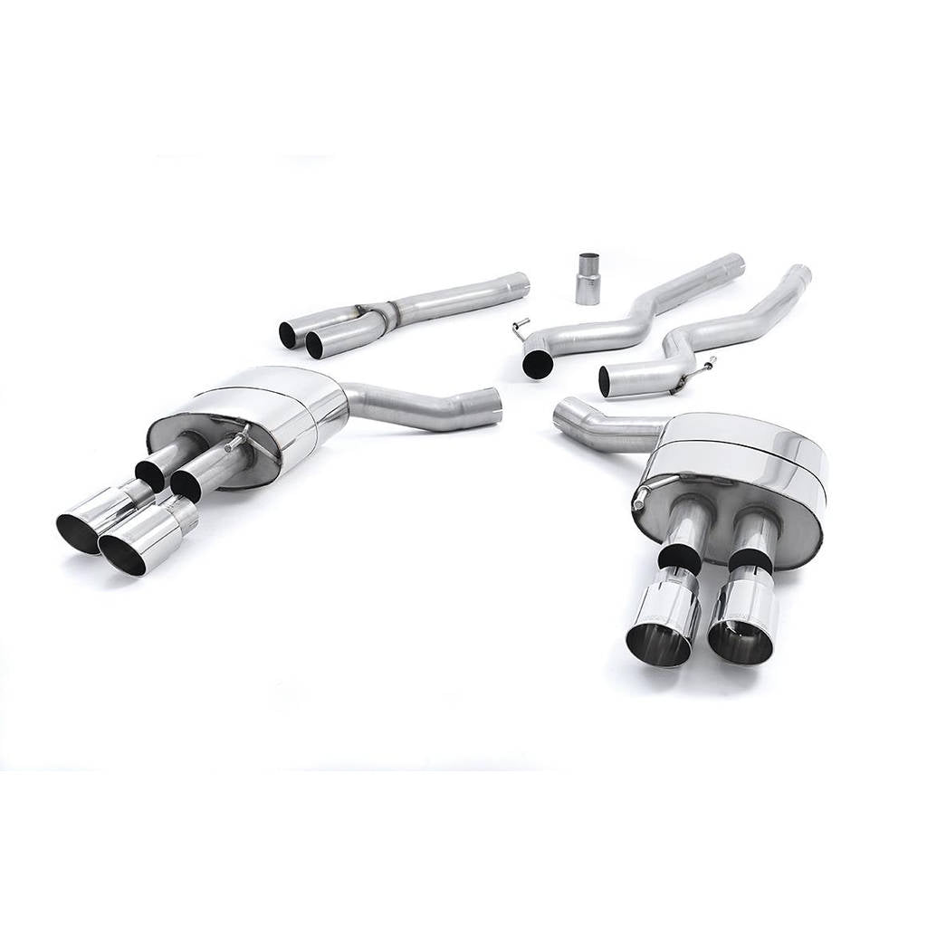 MILLTEK SSXFD178 Cat-back Quad 90mm GT90 FORD Mustang 2.3 EcoBoost (Fastback) Photo-0 